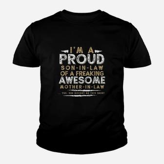 Im A Proud Son In Law Youth T-shirt | Crazezy DE