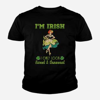 I'm Irish I Only Look Sweet And Innocent Youth T-shirt - Monsterry UK