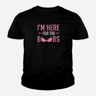 Im Just Here For The Bobs Funny Youth T-shirt | Crazezy UK