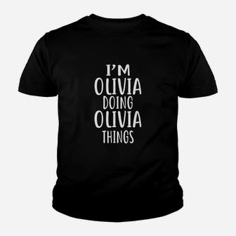 Im Olivia Doing Olivia Things Youth T-shirt - Thegiftio UK