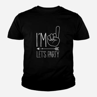 Im One Lets Party Youth T-shirt | Crazezy DE