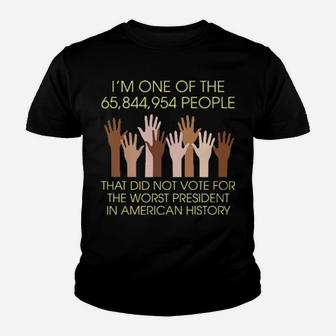 I'm One Of The 65,844,954 People All Lives Matter Youth T-shirt - Monsterry DE