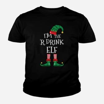 I'm The Beer-Drinking-Elf Matching-Family Christmas Youth T-shirt | Crazezy UK