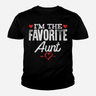 I'm The Favorite Aunt Youth T-shirt | Crazezy
