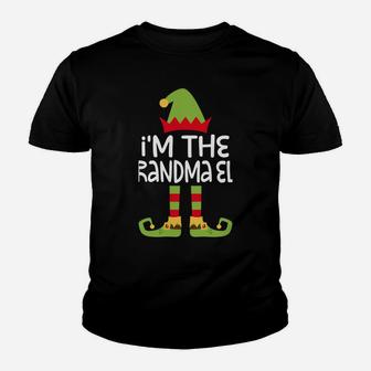 I'm The Grandma Elf Matching Christmas Costume Shirt Sweatshirt Youth T-shirt | Crazezy