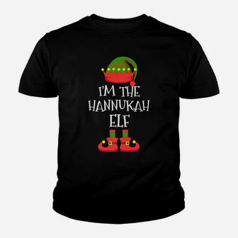 I'm The Hannykan Elf Christmas Xmas Funny Elf Group Costume Youth T-shirt | Crazezy DE