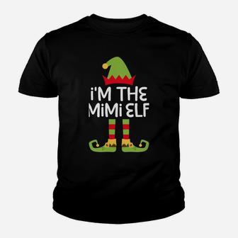 I'm The Mimi Elf Matching Christmas Costume Shirt Youth T-shirt | Crazezy