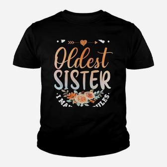 I'm The Oldest Sister I Make The Rules Big Sister Sweatshirt Youth T-shirt | Crazezy