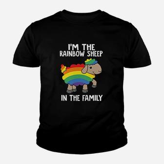 Im The Rainbow Sheep In The Family Lgbtq Pride Youth T-shirt | Crazezy DE