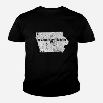 Iowa Home State Homegrown Youth T-shirt | Crazezy DE