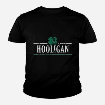 Irish Clover Hooligan Funny Saint Patricks Day Lucky Irish Youth T-shirt - Thegiftio