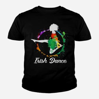 Irish Dance Art Color Youth T-shirt - Monsterry DE