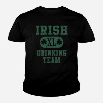Irish Drinking Team Baseball St Patricks Day Raglan Youth T-shirt | Crazezy DE