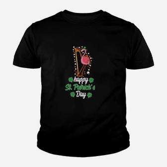 Irish Flamingo Green Saint Patrick Day Lucky St Pattys Youth T-shirt - Monsterry DE
