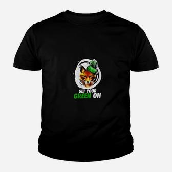Irish Foxs Get Your Green On Youth T-shirt - Monsterry AU