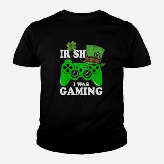 Irish I Was Gaming For Lucky Gamer Player Youth T-shirt - Monsterry CA