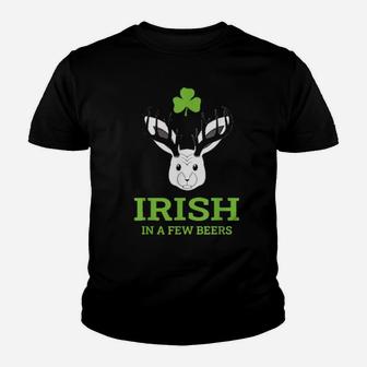 Irish In A Few Beers Bavarian Wolpertinger Beer Pub Outfit Youth T-shirt - Monsterry AU