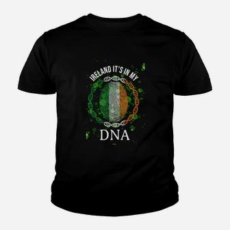 Irish Ireland Its In My Dna Patrick's Day Youth T-shirt - Monsterry