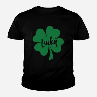 Irish Lucky Clover St Patricks Day Youth T-shirt - Thegiftio UK