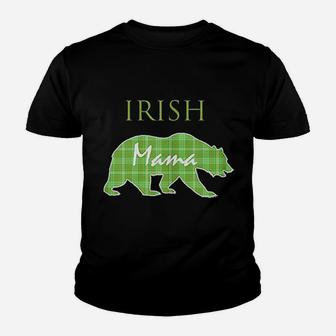 Irish Mama Bear Youth T-shirt | Crazezy