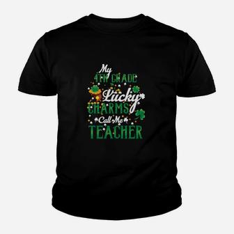 Irish Teacher St Patricks Day 4Th Grade Teacher Youth T-shirt - Monsterry
