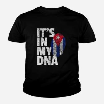 It Is In My Dna Cuba Flag Cuban Youth T-shirt | Crazezy