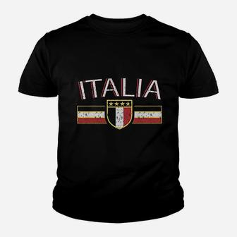 Italia Flag Youth T-shirt | Crazezy