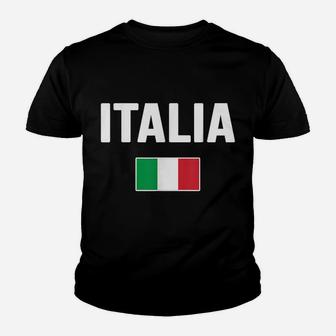 Italia T-Shirt Italian Flag Italy Gift Love Souvenir Youth T-shirt | Crazezy UK