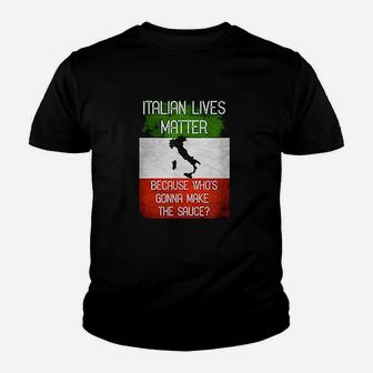 Italian Lives Matter Youth T-shirt | Crazezy