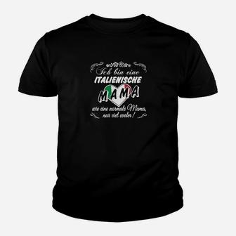 Italienische Mama Kinder Tshirt, Stolzes Muttersein Motiv - Seseable