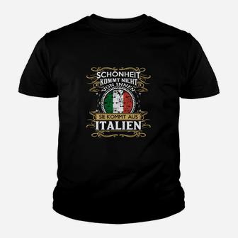 Italienisches Stolz Design Kinder Tshirt - Schönheit aus Italien - Seseable