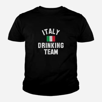 Italy Drinking Team Youth T-shirt | Crazezy