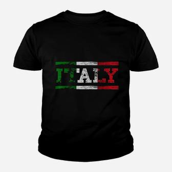 Italy Trip Italian Flag Youth T-shirt | Crazezy