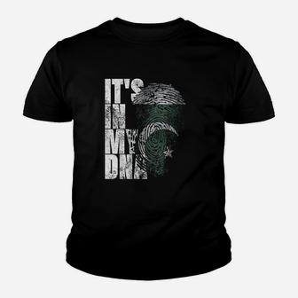 Its In My Dna Gifts Pakistan Flag Youth T-shirt | Crazezy UK