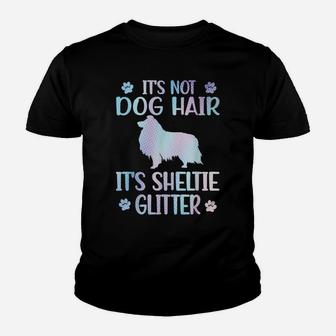 It's Not Dog Hair | Sheltie Mom Shetland Sheepdog Dad Youth T-shirt | Crazezy