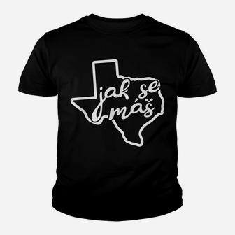 Jak Se Mas Texas Czech Gift For Texan Family Festival Youth T-shirt | Crazezy