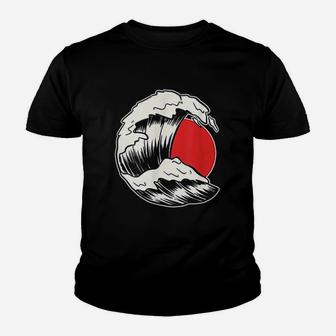 Japan Flag Wave Japanese Youth T-shirt | Crazezy CA