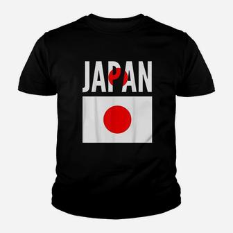 Japanese Gift Japan Country Flag Youth T-shirt | Crazezy AU