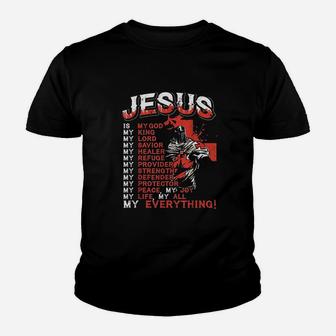 Jesus Is My Everything Jesus Youth T-shirt | Crazezy UK