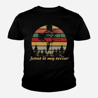 Jesus Is My Savior Vintage Youth T-shirt - Monsterry