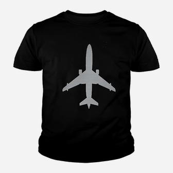 Jet Airplan Youth T-shirt | Crazezy