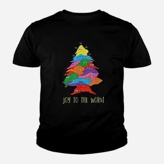 Joy To The Worm Youth T-shirt | Crazezy CA