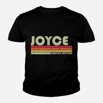 Joyce Surname Funny Retro Vintage 80S 90S Birthday Reunion Youth T-shirt | Crazezy