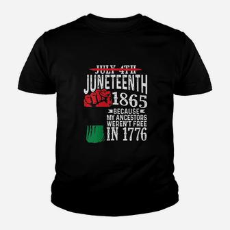 July 4Th Juneteenth Youth T-shirt | Crazezy UK