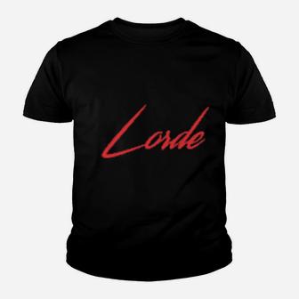 Just A Lorde Word Youth T-shirt - Monsterry
