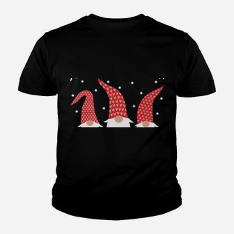 Just Hangin With My Gnomies Merry Christmas Cute Holiday Sweatshirt Youth T-shirt | Crazezy DE