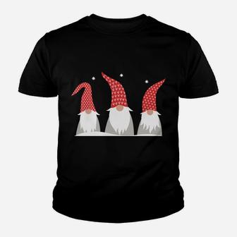 Just Hangin With My Gnomies Merry Christmas Cute Holiday Youth T-shirt | Crazezy DE
