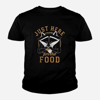 Just Here For The Food Youth T-shirt | Crazezy UK