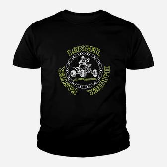 Just Ride Atv Longer Harder Faster Youth T-shirt | Crazezy