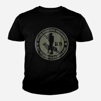K9 Special Operations Dog Handler Youth T-shirt | Crazezy CA
